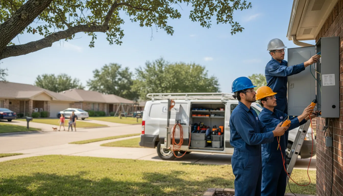 Certified electrician providing emergency electrical services in Whitesburg, GA